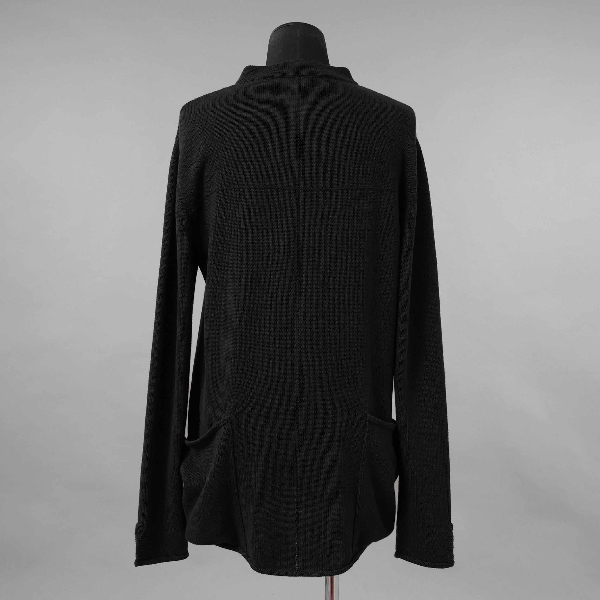 incarnation インカネーション / 美品 24SS COTTON-LINEN KNIT CARDIGAN PIECE DYED カーディガン / 90-41827 / size M (BLACK)