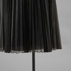 FENDI フェンディ / 美品 19AW ロング プリーツ スカート / FQ7093 A9D0 / size 38 (BLACK) レディース
