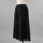 FENDI フェンディ / 美品 19AW ロング プリーツ スカート / FQ7093 A9D0 / size 38 (BLACK) レディース