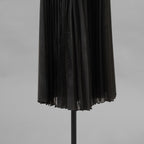 FENDI フェンディ / 美品 19AW ロング プリーツ スカート / FQ7093 A9D0 / size 38 (BLACK) レディース