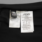 FENDI フェンディ / 美品 19AW ロング プリーツ スカート / FQ7093 A9D0 / size 38 (BLACK) レディース