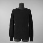 CAROL CHRISTIAN POELL キャロルクリスチャンポエル / 美品 2017 IN-BETWEEN / SEAMLESS LONG SLEEVES SWEATER “PENTASIR” REVERSIBLE / KM/2630-IN PENTASIR/11 / リバーシブル ニット / size 44 (DARK GREEN)