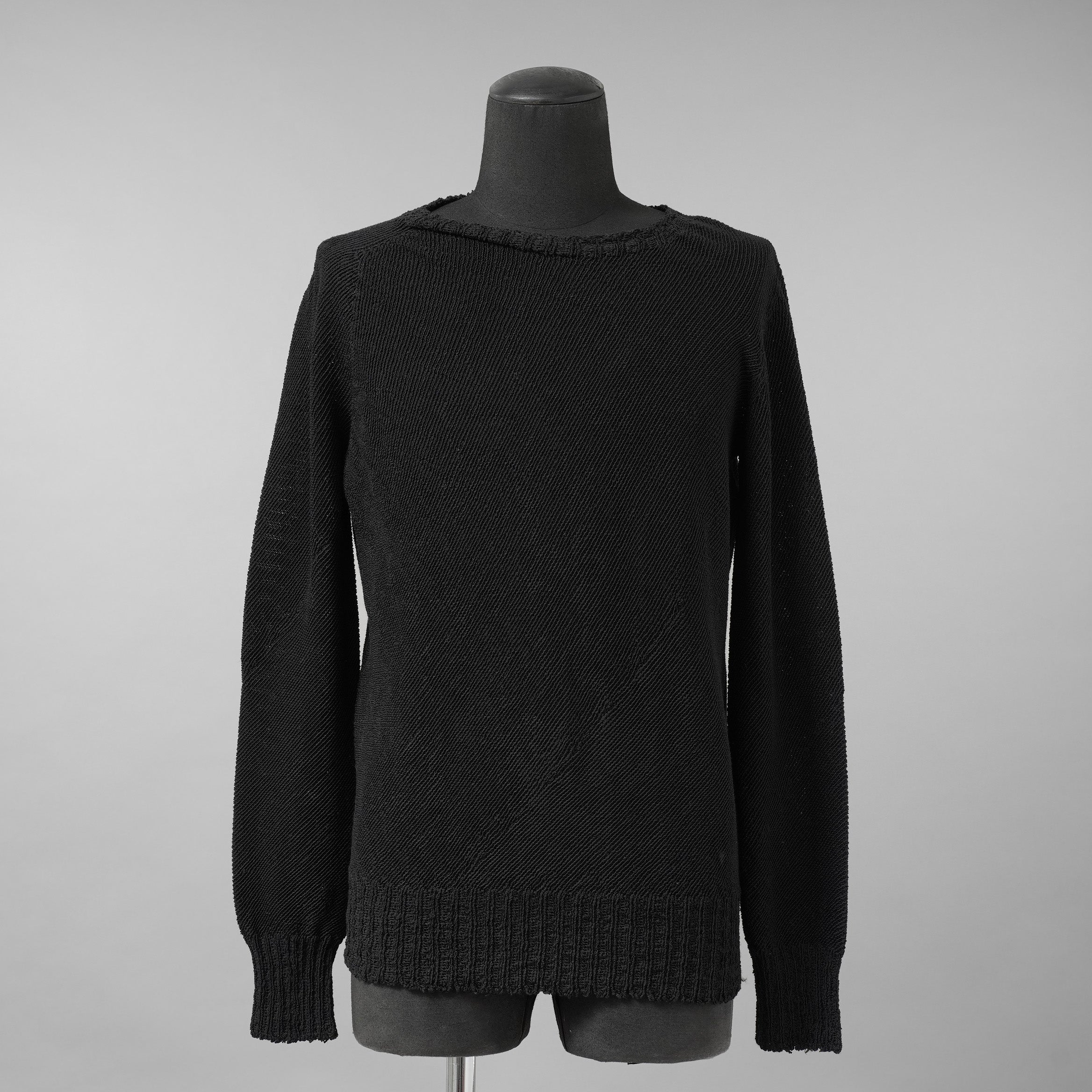 CAROL CHRISTIAN POELL キャロルクリスチャンポエル / 美品 2017 IN-BETWEEN / SEAMLESS LONG SLEEVES SWEATER “PENTASIR” REVERSIBLE / KM/2630-IN PENTASIR/11 / リバーシブル ニット / size 44 (DARK GREEN)