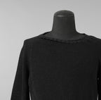 CAROL CHRISTIAN POELL キャロルクリスチャンポエル / 美品 2017 IN-BETWEEN / SEAMLESS LONG SLEEVES SWEATER “PENTASIR” REVERSIBLE / KM/2630-IN PENTASIR/11 / リバーシブル ニット / size 44 (DARK GREEN)