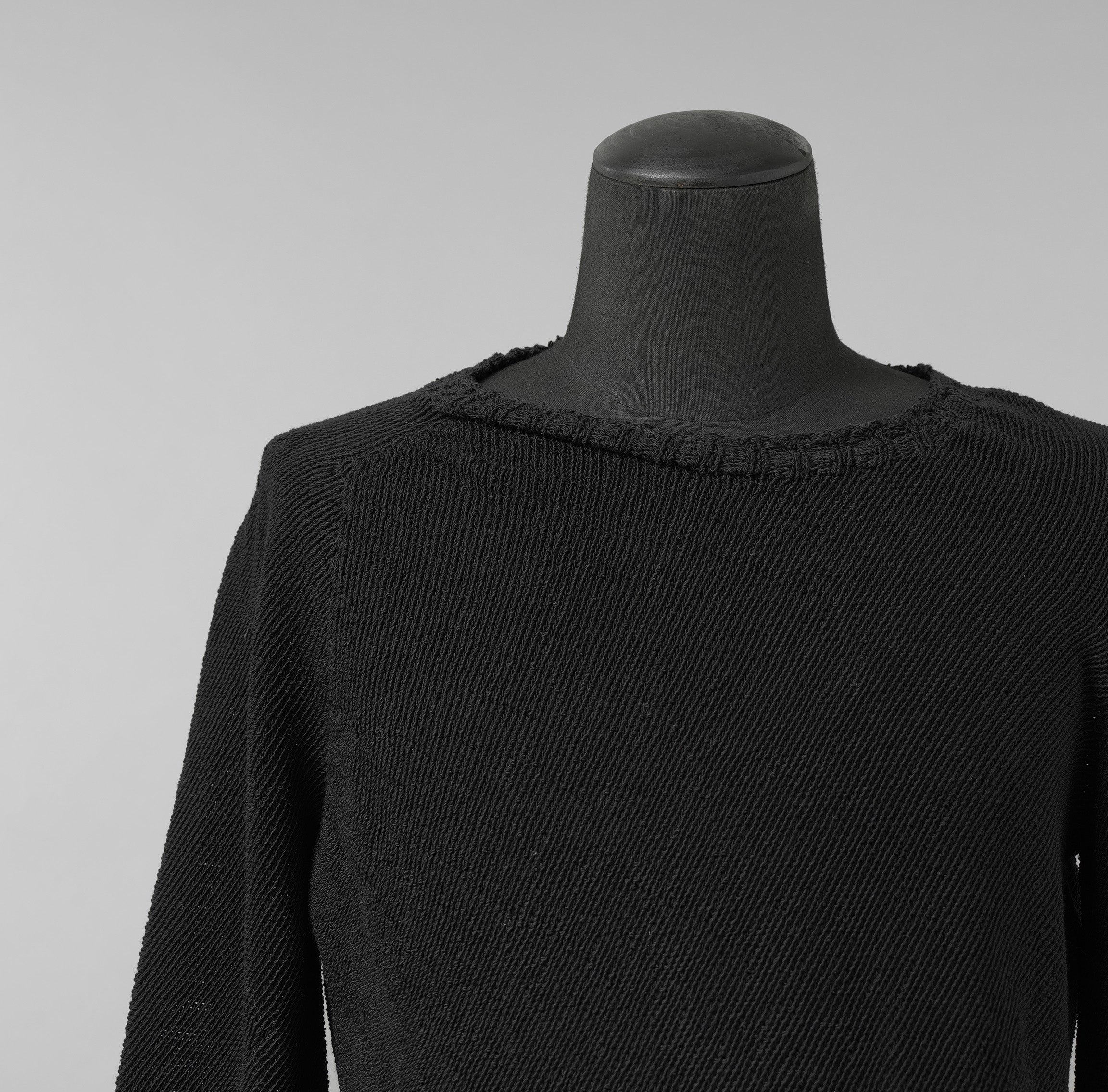 CAROL CHRISTIAN POELL キャロルクリスチャンポエル / 美品 2017 IN-BETWEEN / SEAMLESS LONG SLEEVES SWEATER “PENTASIR” REVERSIBLE / KM/2630-IN PENTASIR/11 / リバーシブル ニット / size 44 (DARK GREEN)