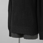 CAROL CHRISTIAN POELL キャロルクリスチャンポエル / 美品 2017 IN-BETWEEN / SEAMLESS LONG SLEEVES SWEATER “PENTASIR” REVERSIBLE / KM/2630-IN PENTASIR/11 / リバーシブル ニット / size 44 (DARK GREEN)