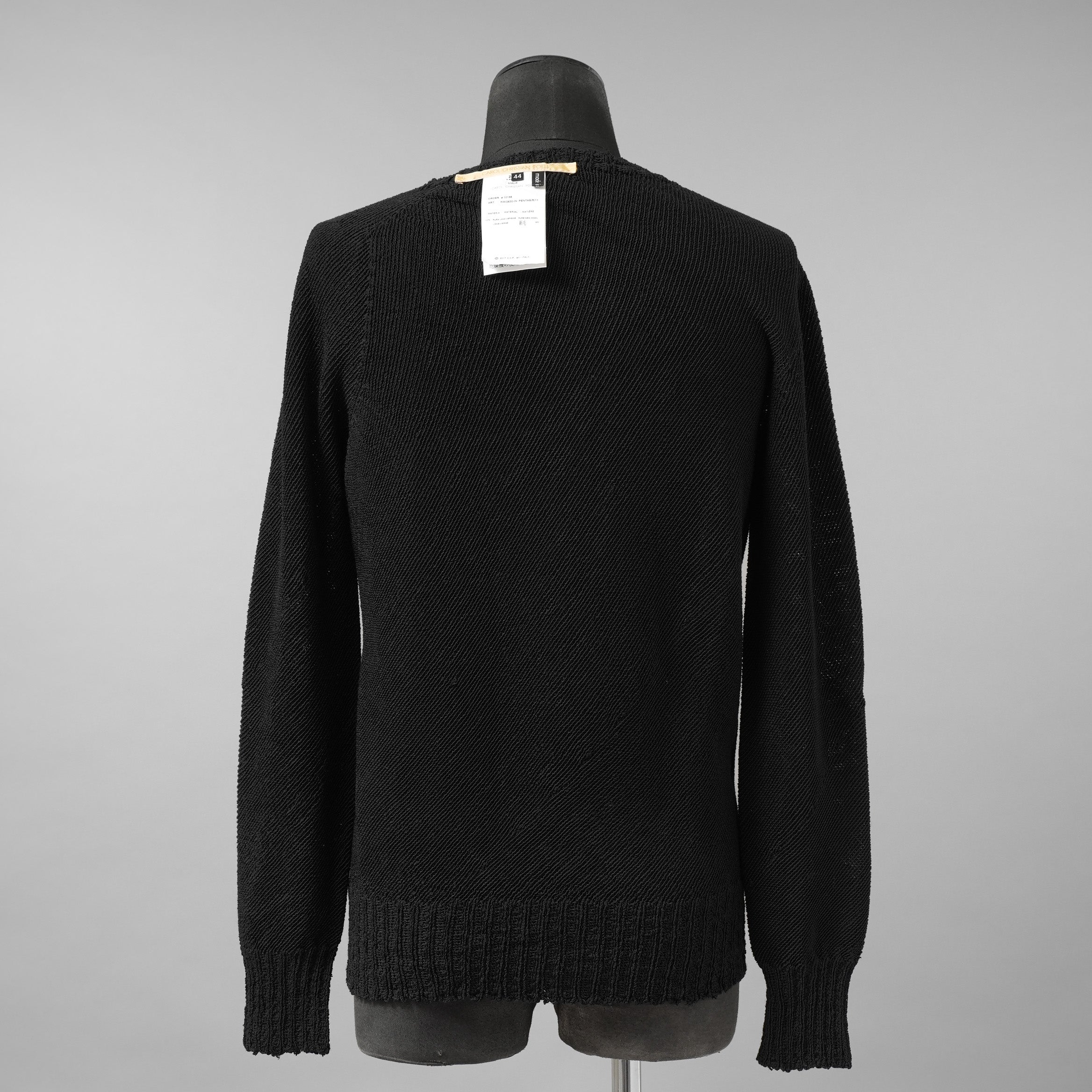 CAROL CHRISTIAN POELL キャロルクリスチャンポエル / 美品 2017 IN-BETWEEN / SEAMLESS LONG SLEEVES SWEATER “PENTASIR” REVERSIBLE / KM/2630-IN PENTASIR/11 / リバーシブル ニット / size 44 (DARK GREEN)
