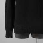 CAROL CHRISTIAN POELL キャロルクリスチャンポエル / 美品 2017 IN-BETWEEN / SEAMLESS LONG SLEEVES SWEATER “PENTASIR” REVERSIBLE / KM/2630-IN PENTASIR/11 / リバーシブル ニット / size 44 (DARK GREEN)