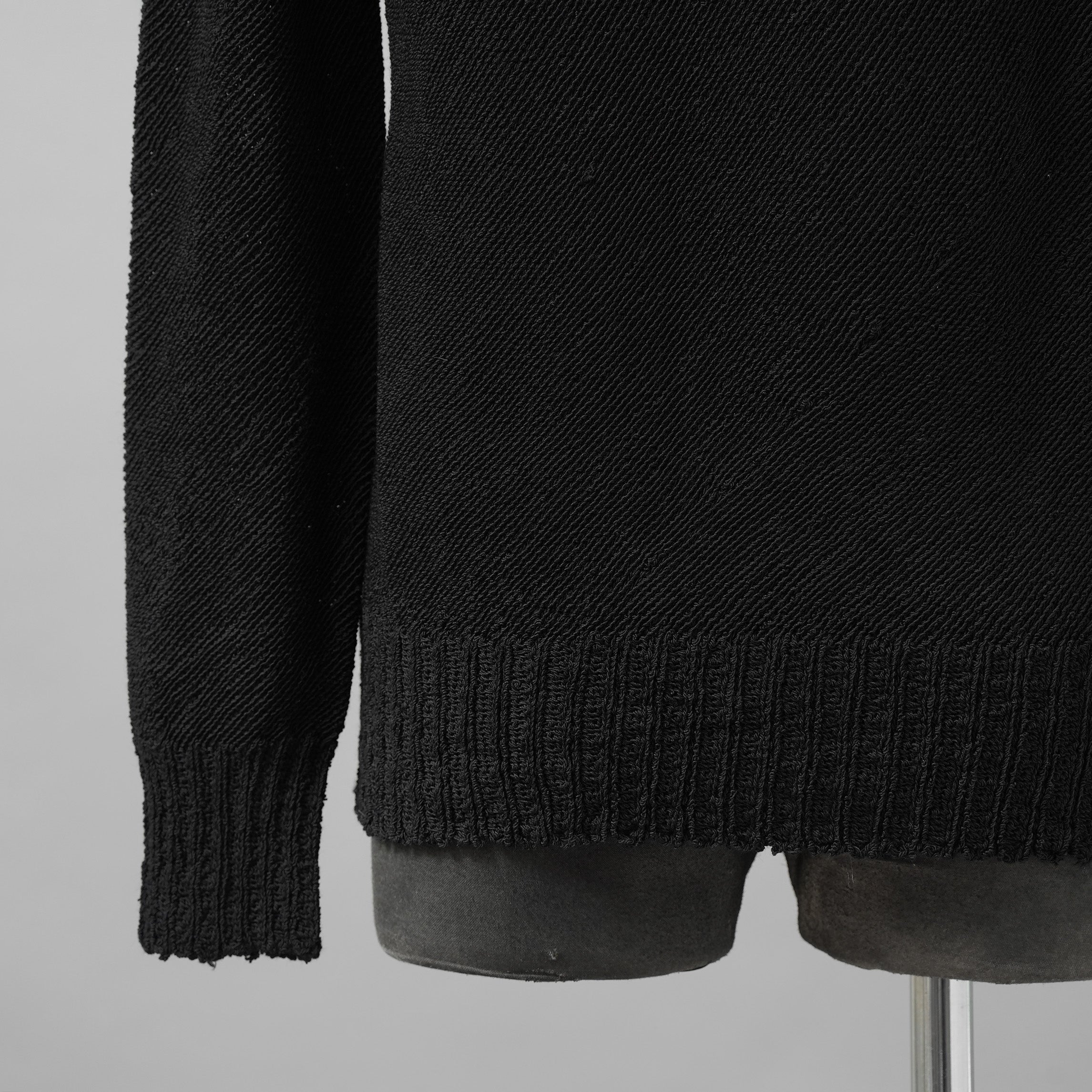 CAROL CHRISTIAN POELL キャロルクリスチャンポエル / 美品 2017 IN-BETWEEN / SEAMLESS LONG SLEEVES SWEATER “PENTASIR” REVERSIBLE / KM/2630-IN PENTASIR/11 / リバーシブル ニット / size 44 (DARK GREEN)
