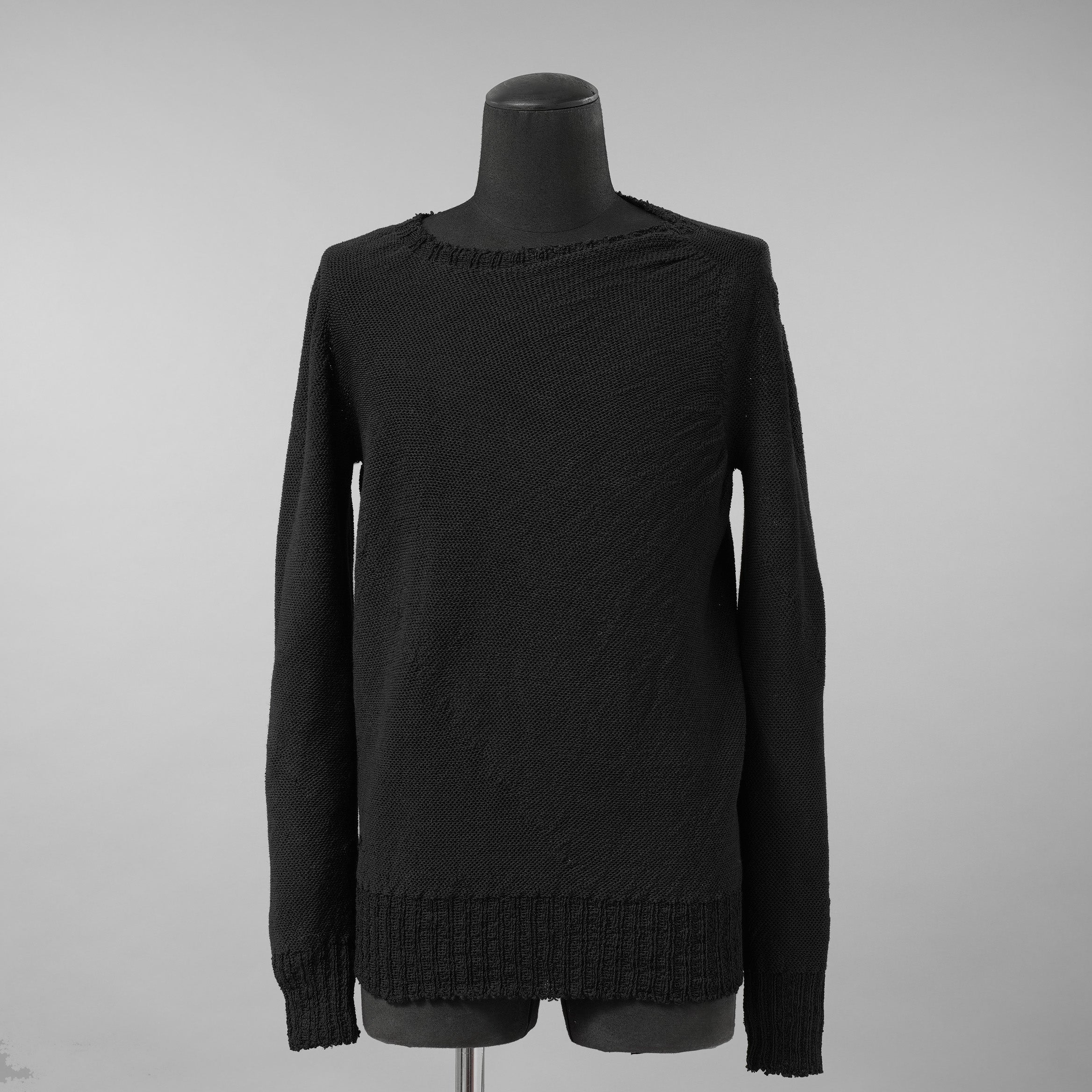 CAROL CHRISTIAN POELL キャロルクリスチャンポエル / 美品 2017 IN-BETWEEN / SEAMLESS LONG SLEEVES SWEATER “PENTASIR” REVERSIBLE / KM/2630-IN PENTASIR/11 / リバーシブル ニット / size 44 (DARK GREEN)