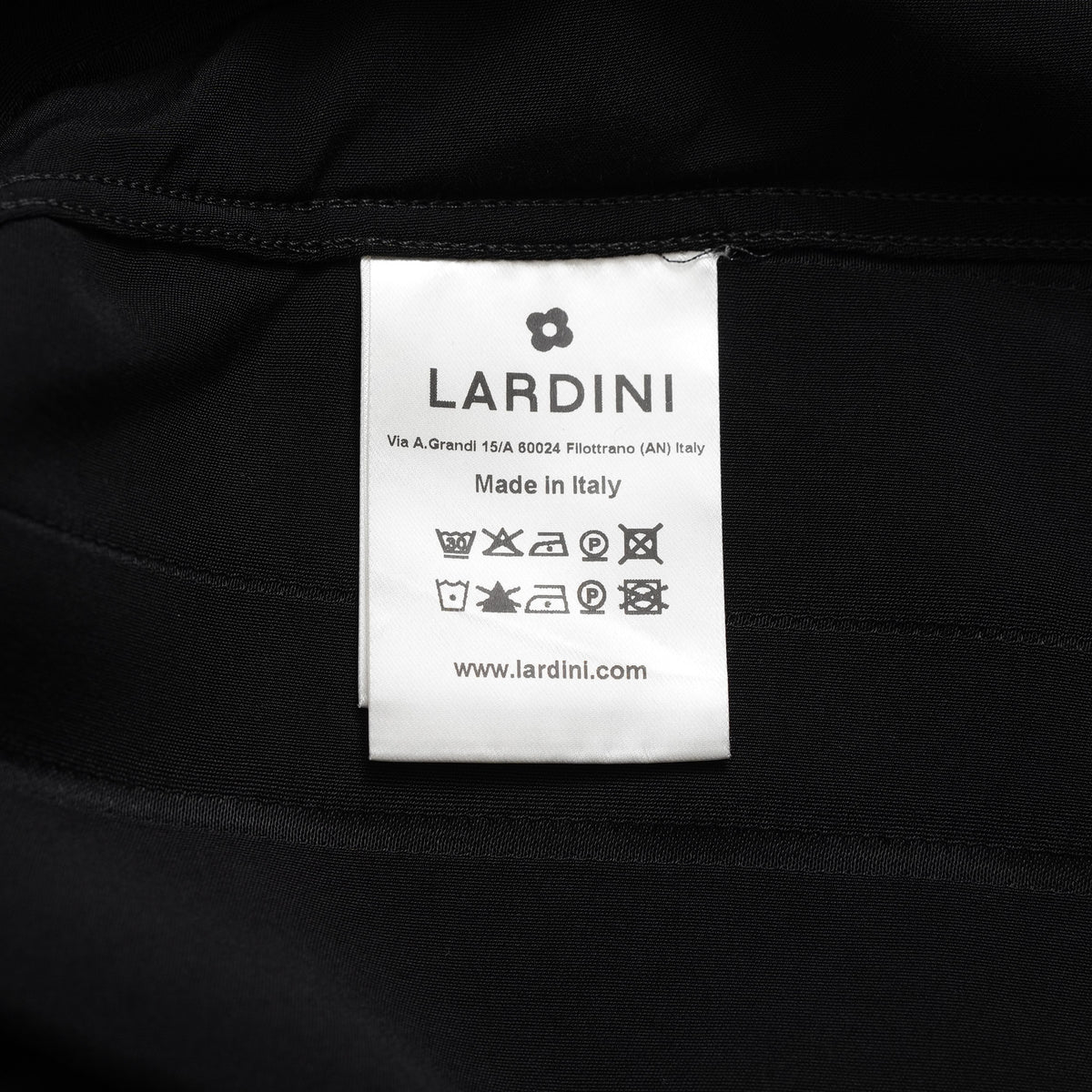LARDINI ラルディーニ / 美品 23AW ビスコース クレポン ボウタイブラウス 長袖シャツ / 20071 11 KC511181 / size 39 (BLACK）352132-in-ue