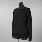 CAROL CHRISTIAN POELL キャロルクリスチャンポエル / 美品 2017 IN-BETWEEN / SEAMLESS LONG SLEEVES SWEATER “PENTASIR” REVERSIBLE / KM/2630-IN PENTASIR/11 / リバーシブル ニット / size 44 (DARK GREEN)