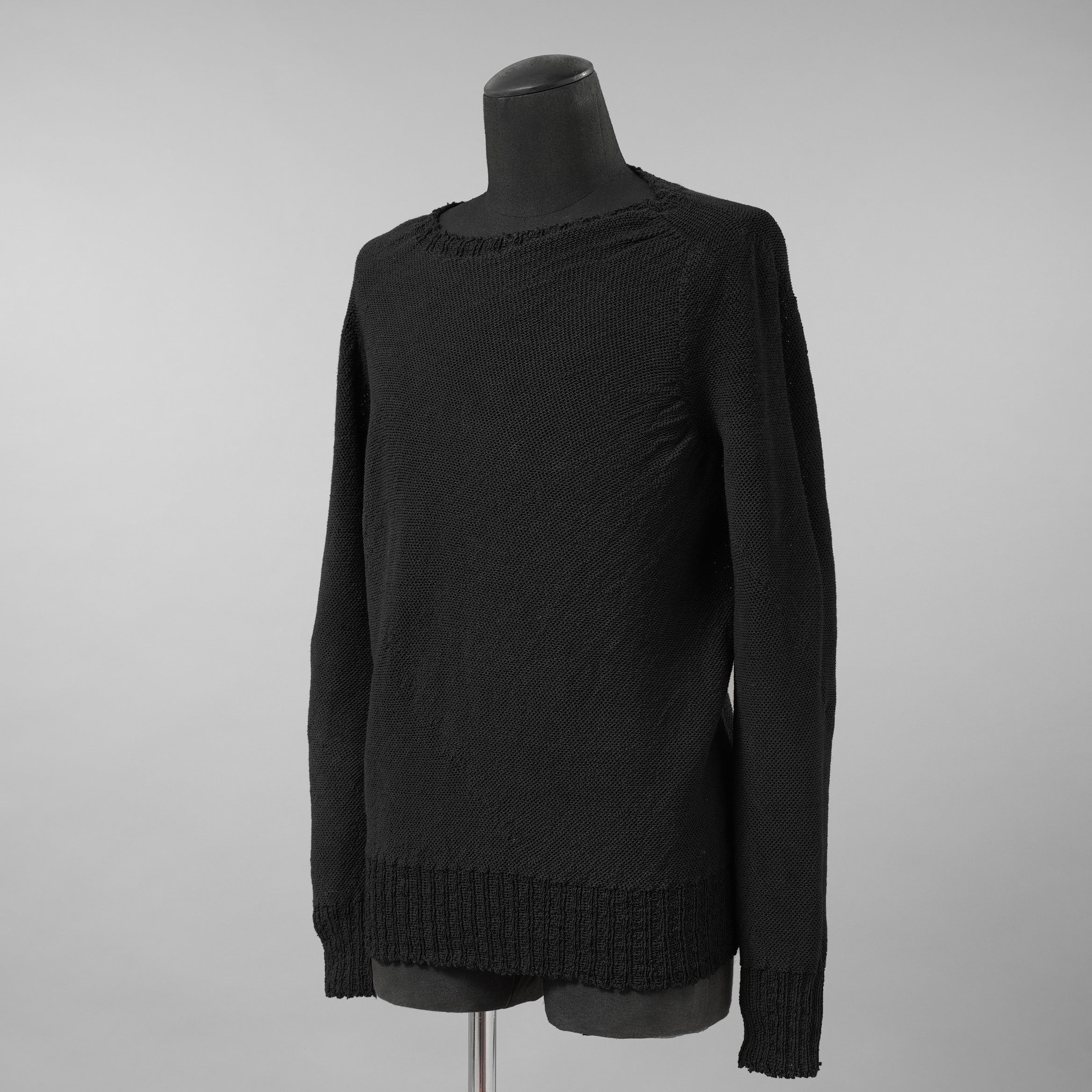 CAROL CHRISTIAN POELL キャロルクリスチャンポエル / 美品 2017 IN-BETWEEN / SEAMLESS LONG SLEEVES SWEATER “PENTASIR” REVERSIBLE / KM/2630-IN PENTASIR/11 / リバーシブル ニット / size 44 (DARK GREEN)