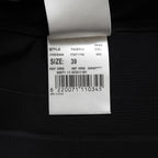 LARDINI ラルディーニ / 美品 23AW ビスコース クレポン ボウタイブラウス 長袖シャツ / 20071 11 KC511181 / size 39 (BLACK）352132-in-ue