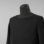 CAROL CHRISTIAN POELL キャロルクリスチャンポエル / 美品 2017 IN-BETWEEN / SEAMLESS LONG SLEEVES SWEATER “PENTASIR” REVERSIBLE / KM/2630-IN PENTASIR/11 / リバーシブル ニット / size 44 (DARK GREEN)