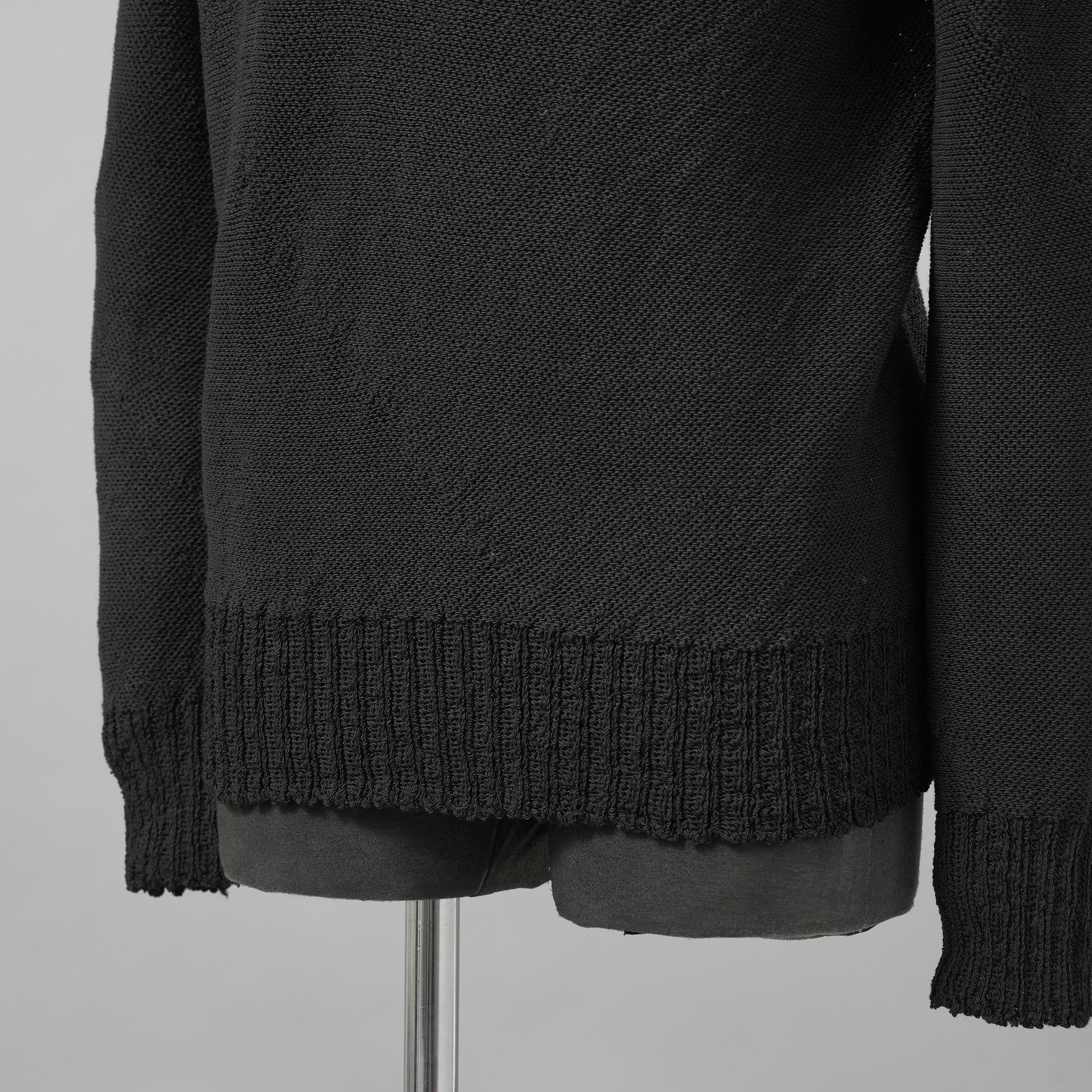 CAROL CHRISTIAN POELL キャロルクリスチャンポエル / 美品 2017 IN-BETWEEN / SEAMLESS LONG SLEEVES SWEATER “PENTASIR” REVERSIBLE / KM/2630-IN PENTASIR/11 / リバーシブル ニット / size 44 (DARK GREEN)