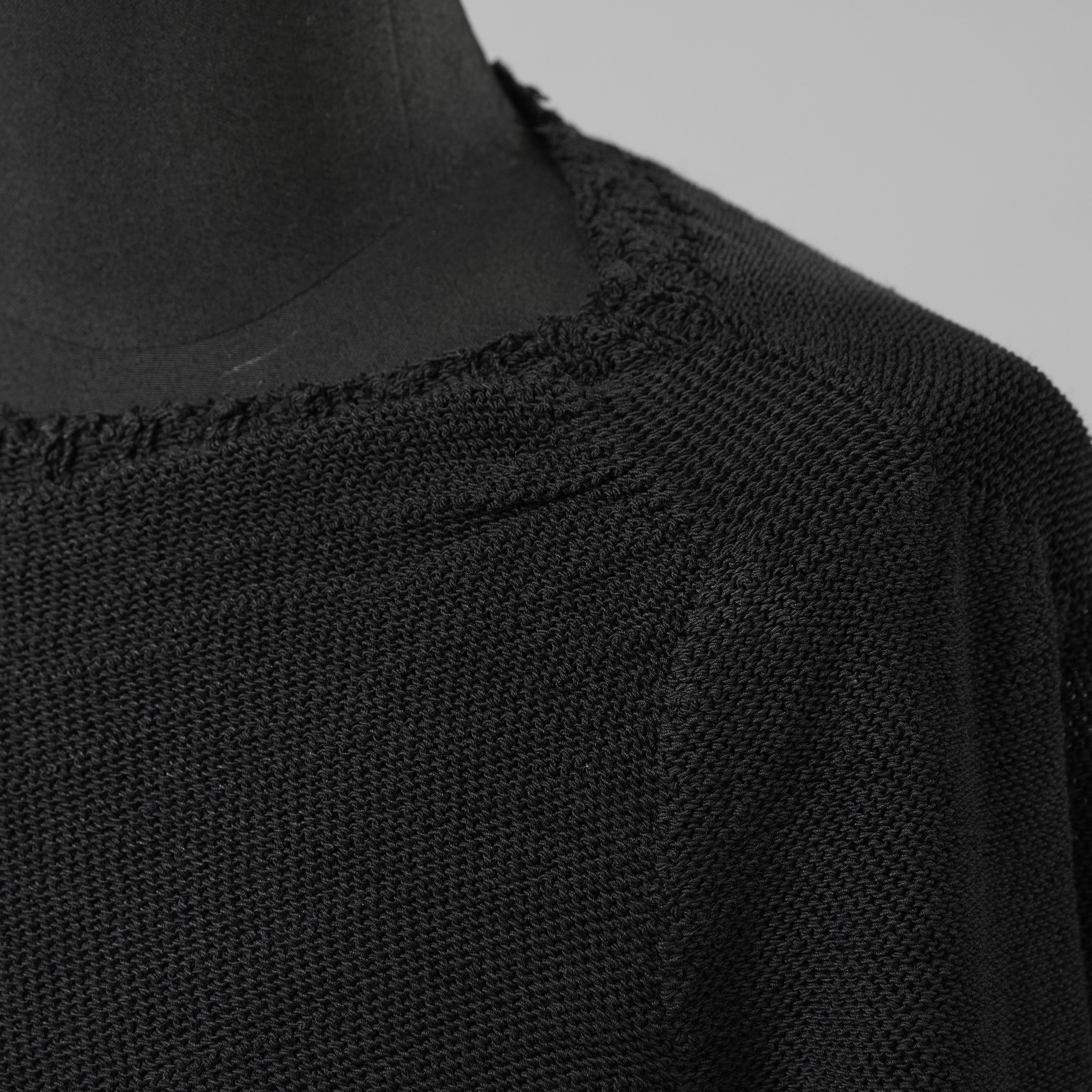 CAROL CHRISTIAN POELL キャロルクリスチャンポエル / 美品 2017 IN-BETWEEN / SEAMLESS LONG SLEEVES SWEATER “PENTASIR” REVERSIBLE / KM/2630-IN PENTASIR/11 / リバーシブル ニット / size 44 (DARK GREEN)