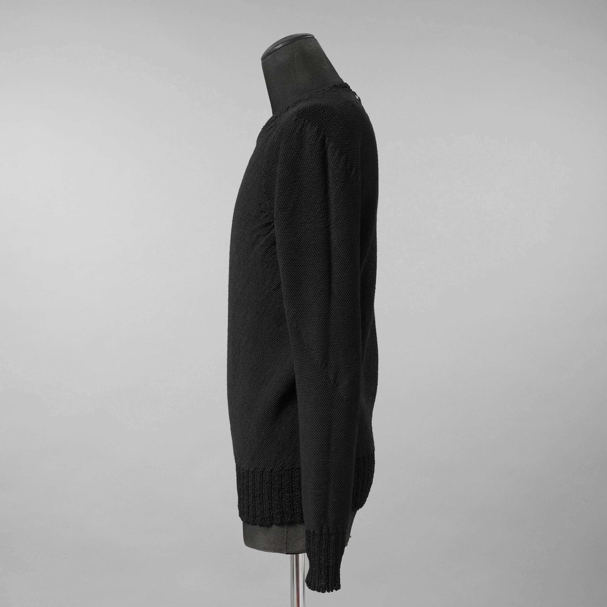 CAROL CHRISTIAN POELL キャロルクリスチャンポエル / 美品 2017 IN-BETWEEN / SEAMLESS LONG SLEEVES SWEATER “PENTASIR” REVERSIBLE / KM/2630-IN PENTASIR/11 / リバーシブル ニット / size 44 (DARK GREEN)