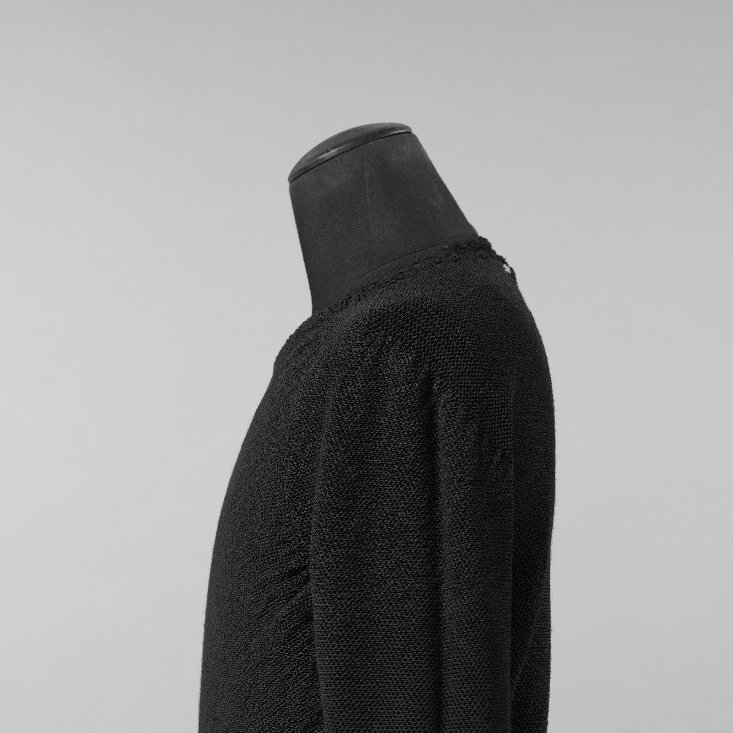 CAROL CHRISTIAN POELL キャロルクリスチャンポエル / 美品 2017 IN-BETWEEN / SEAMLESS LONG SLEEVES SWEATER “PENTASIR” REVERSIBLE / KM/2630-IN PENTASIR/11 / リバーシブル ニット / size 44 (DARK GREEN)