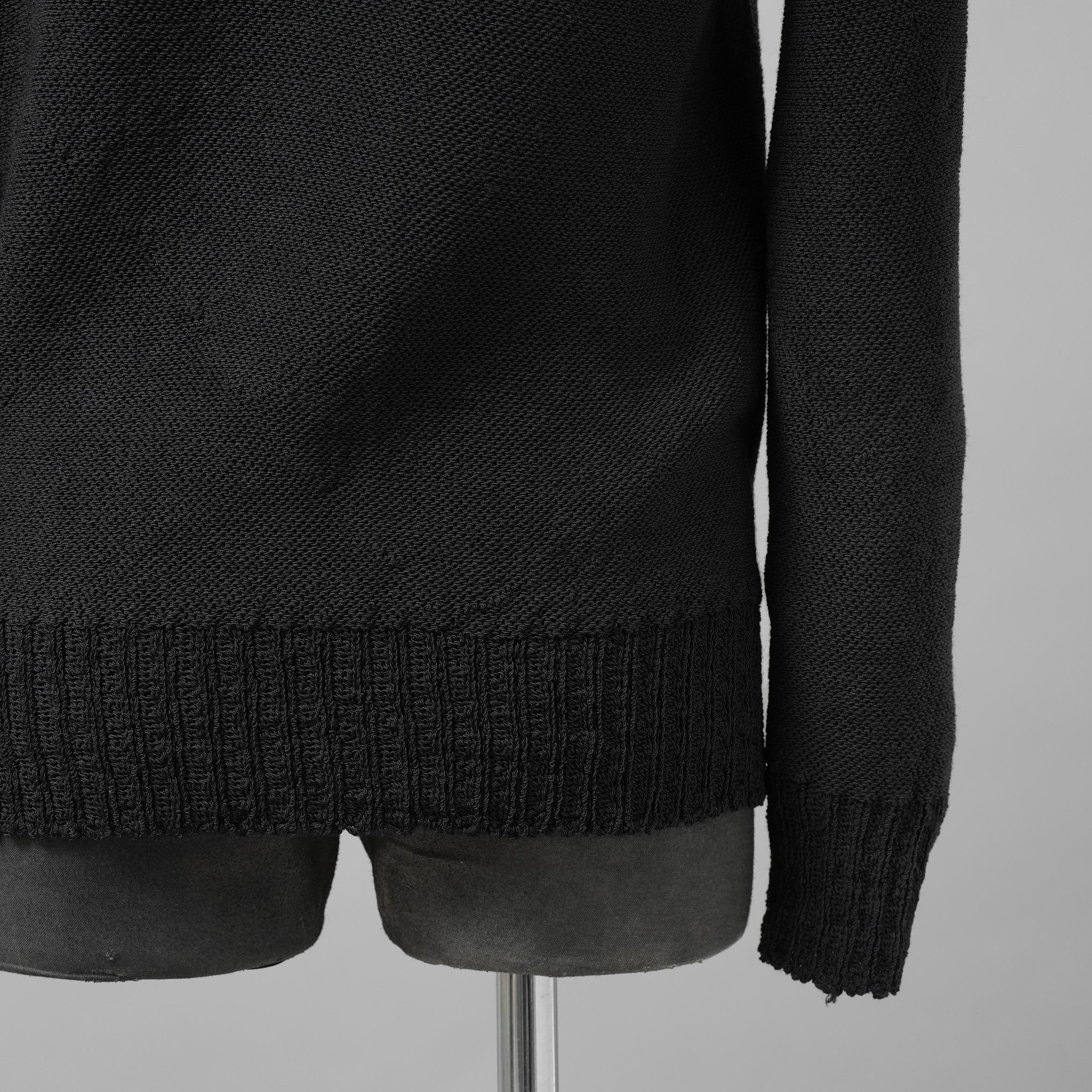 CAROL CHRISTIAN POELL キャロルクリスチャンポエル / 美品 2017 IN-BETWEEN / SEAMLESS LONG SLEEVES SWEATER “PENTASIR” REVERSIBLE / KM/2630-IN PENTASIR/11 / リバーシブル ニット / size 44 (DARK GREEN)