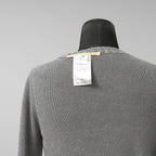 CAROL CHRISTIAN POELL キャロルクリスチャンポエル / 美品 2017 IN-BETWEEN / SEAMLESS LONG SLEEVES SWEATER “PENTASIR” REVERSIBLE / KM/2629-IN PENTASIR/4 / リバーシブル ニット / size 46 (GRAY)