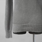 CAROL CHRISTIAN POELL キャロルクリスチャンポエル / 美品 2017 IN-BETWEEN / SEAMLESS LONG SLEEVES SWEATER “PENTASIR” REVERSIBLE / KM/2629-IN PENTASIR/4 / リバーシブル ニット / size 46 (GRAY)