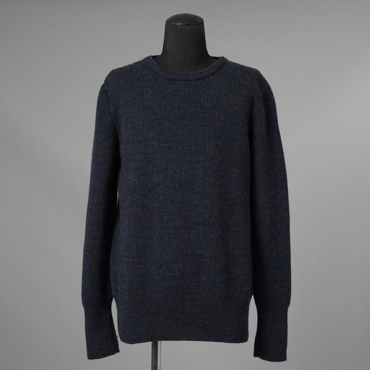 SUS-SOUS シュスー / 美品 20AW boatneck knit ボートネック 長袖ニット / 06-SS02315 / size 7 (BLUE) 123048-alm