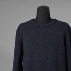 SUS-SOUS シュスー / 美品 20AW boatneck knit ボートネック 長袖ニット / 06-SS02315 / size 7 (BLUE) 123048-alm