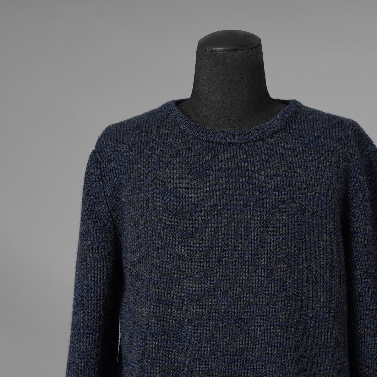 SUS-SOUS シュスー / 美品 20AW boatneck knit ボートネック 長袖ニット / 06-SS02315 / size 7 (BLUE) 123048-alm