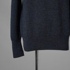 SUS-SOUS シュスー / 美品 20AW boatneck knit ボートネック 長袖ニット / 06-SS02315 / size 7 (BLUE) 123048-alm