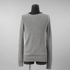 CAROL CHRISTIAN POELL キャロルクリスチャンポエル / 美品 2017 IN-BETWEEN / SEAMLESS LONG SLEEVES SWEATER “PENTASIR” REVERSIBLE / KM/2629-IN PENTASIR/4 / リバーシブル ニット / size 46 (GRAY)