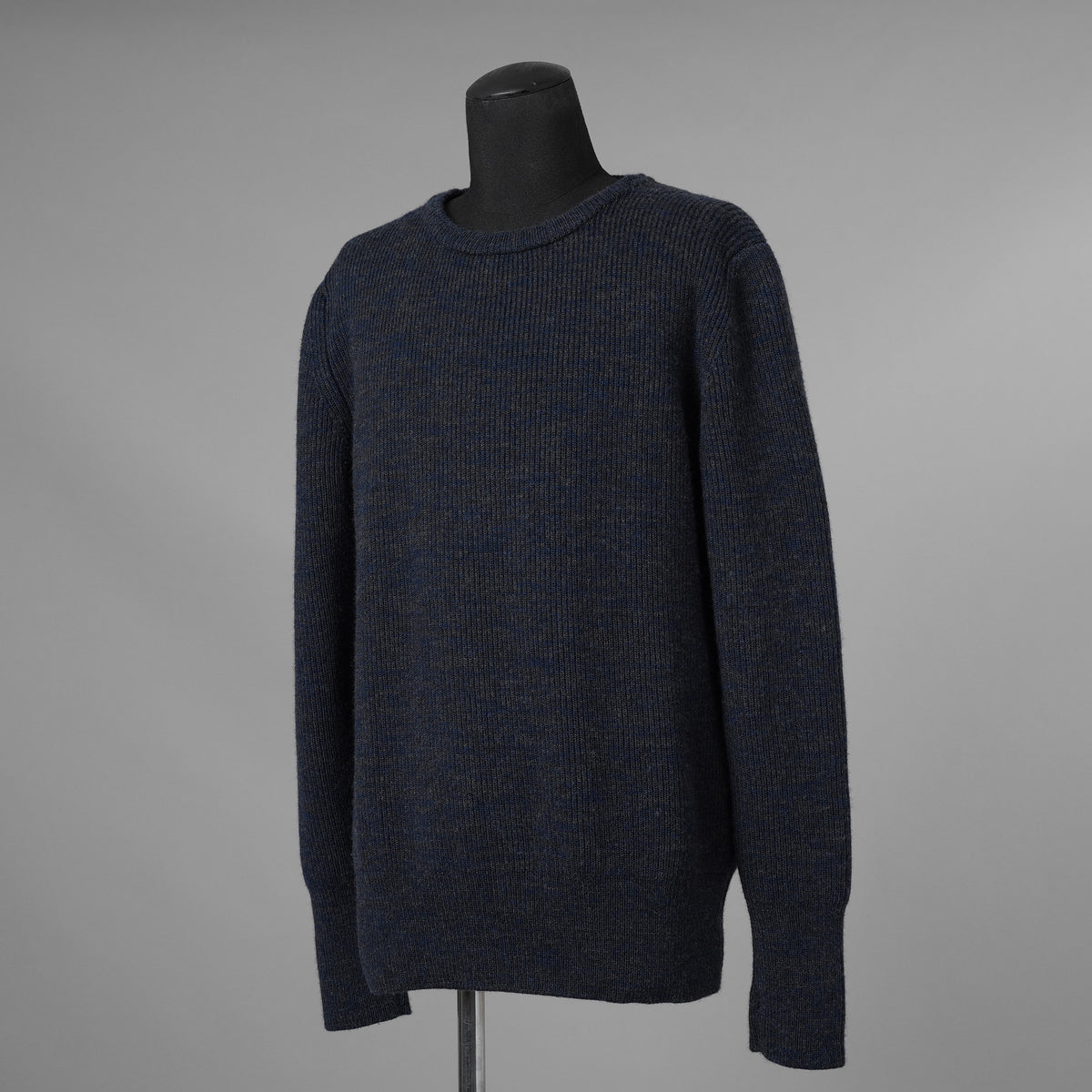 SUS-SOUS シュスー / 美品 20AW boatneck knit ボートネック 長袖ニット / 06-SS02315 / size 7 (BLUE) 123048-alm