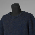SUS-SOUS シュスー / 美品 20AW boatneck knit ボートネック 長袖ニット / 06-SS02315 / size 7 (BLUE) 123048-alm
