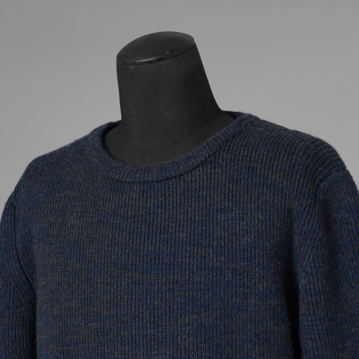 SUS-SOUS シュスー / 美品 20AW boatneck knit ボートネック 長袖ニット / 06-SS02315 / size 7 (BLUE) 123048-alm