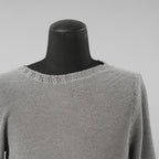 CAROL CHRISTIAN POELL キャロルクリスチャンポエル / 美品 2017 IN-BETWEEN / SEAMLESS LONG SLEEVES SWEATER “PENTASIR” REVERSIBLE / KM/2629-IN PENTASIR/4 / リバーシブル ニット / size 46 (GRAY)