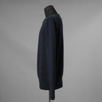 SUS-SOUS シュスー / 美品 20AW boatneck knit ボートネック 長袖ニット / 06-SS02315 / size 7 (BLUE) 123048-alm