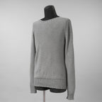CAROL CHRISTIAN POELL キャロルクリスチャンポエル / 美品 2017 IN-BETWEEN / SEAMLESS LONG SLEEVES SWEATER “PENTASIR” REVERSIBLE / KM/2629-IN PENTASIR/4 / リバーシブル ニット / size 46 (GRAY)