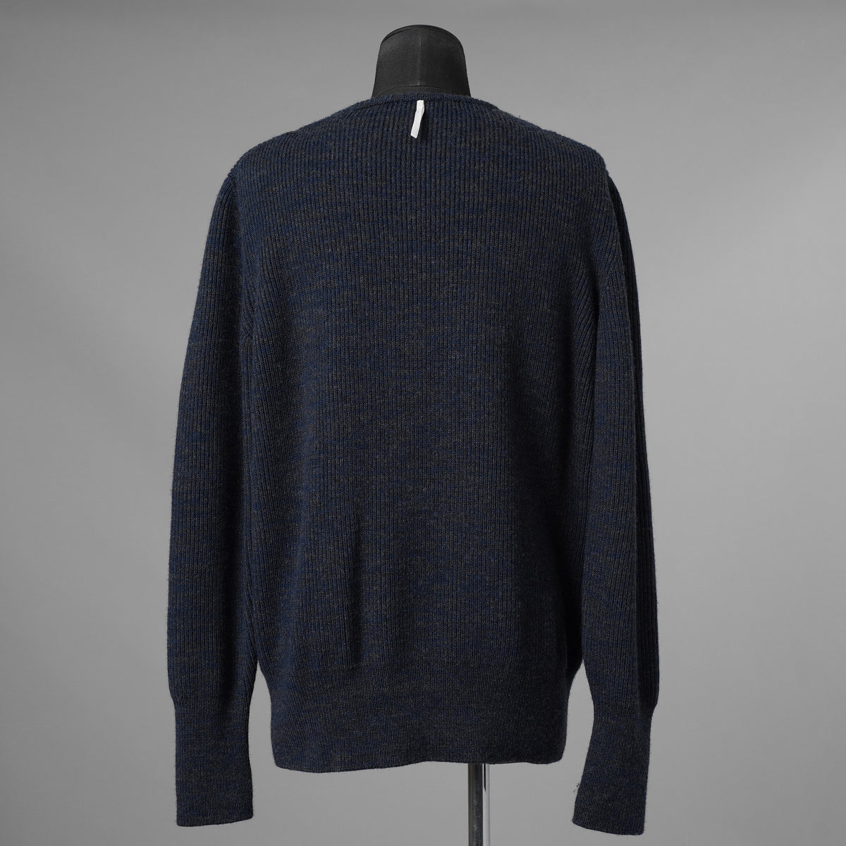 SUS-SOUS シュスー / 美品 20AW boatneck knit ボートネック 長袖ニット / 06-SS02315 / size 7 (BLUE) 123048-alm
