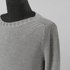 CAROL CHRISTIAN POELL キャロルクリスチャンポエル / 美品 2017 IN-BETWEEN / SEAMLESS LONG SLEEVES SWEATER “PENTASIR” REVERSIBLE / KM/2629-IN PENTASIR/4 / リバーシブル ニット / size 46 (GRAY)