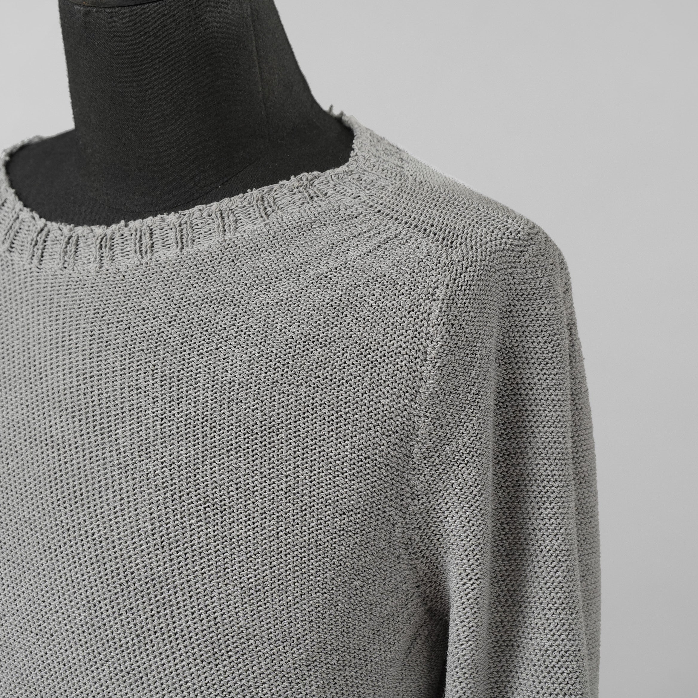 CAROL CHRISTIAN POELL キャロルクリスチャンポエル / 美品 2017 IN-BETWEEN / SEAMLESS LONG SLEEVES SWEATER “PENTASIR” REVERSIBLE / KM/2629-IN PENTASIR/4 / リバーシブル ニット / size 46 (GRAY)