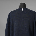 SUS-SOUS シュスー / 美品 20AW boatneck knit ボートネック 長袖ニット / 06-SS02315 / size 7 (BLUE) 123048-alm