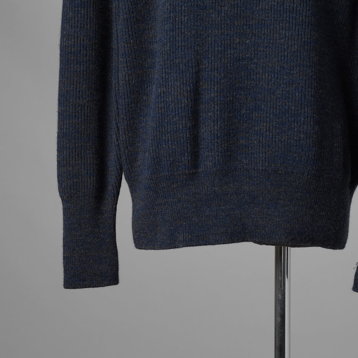 SUS-SOUS シュスー / 美品 20AW boatneck knit ボートネック 長袖ニット / 06-SS02315 / size 7 (BLUE) 123048-alm