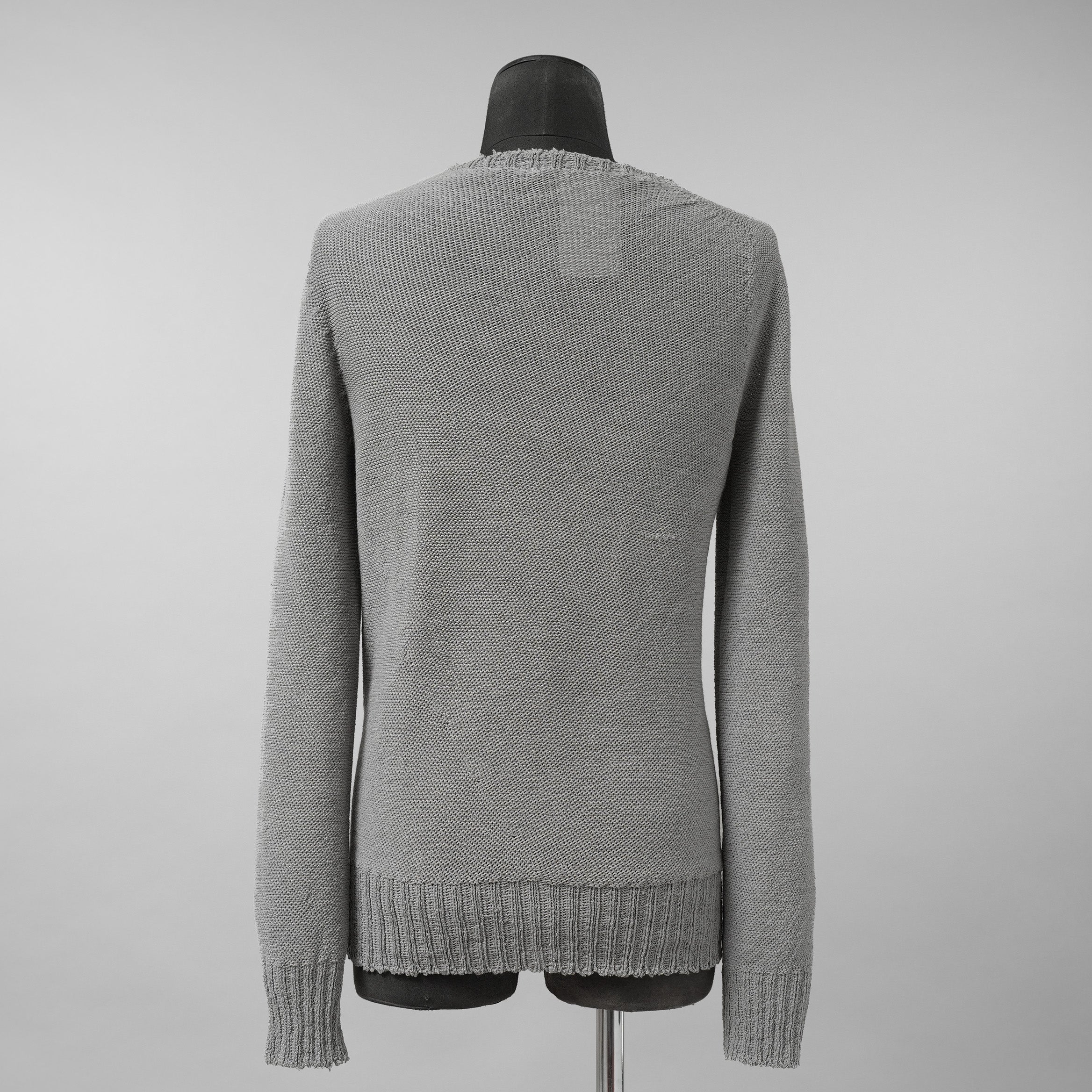 CAROL CHRISTIAN POELL キャロルクリスチャンポエル / 美品 2017 IN-BETWEEN / SEAMLESS LONG SLEEVES SWEATER “PENTASIR” REVERSIBLE / KM/2629-IN PENTASIR/4 / リバーシブル ニット / size 46 (GRAY)