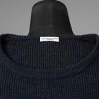 SUS-SOUS シュスー / 美品 20AW boatneck knit ボートネック 長袖ニット / 06-SS02315 / size 7 (BLUE) 123048-alm