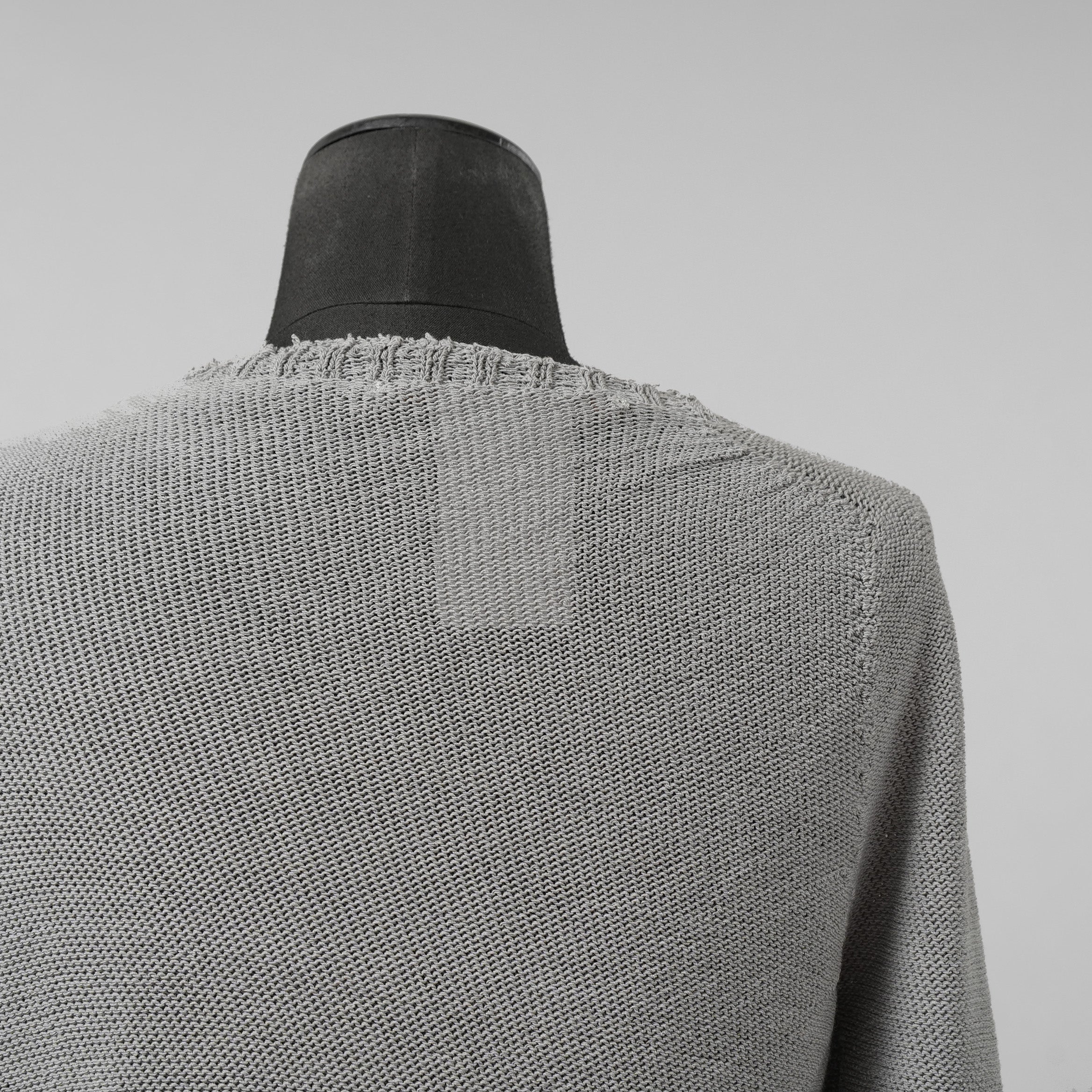 CAROL CHRISTIAN POELL キャロルクリスチャンポエル / 美品 2017 IN-BETWEEN / SEAMLESS LONG SLEEVES SWEATER “PENTASIR” REVERSIBLE / KM/2629-IN PENTASIR/4 / リバーシブル ニット / size 46 (GRAY)