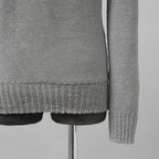 CAROL CHRISTIAN POELL キャロルクリスチャンポエル / 美品 2017 IN-BETWEEN / SEAMLESS LONG SLEEVES SWEATER “PENTASIR” REVERSIBLE / KM/2629-IN PENTASIR/4 / リバーシブル ニット / size 46 (GRAY)