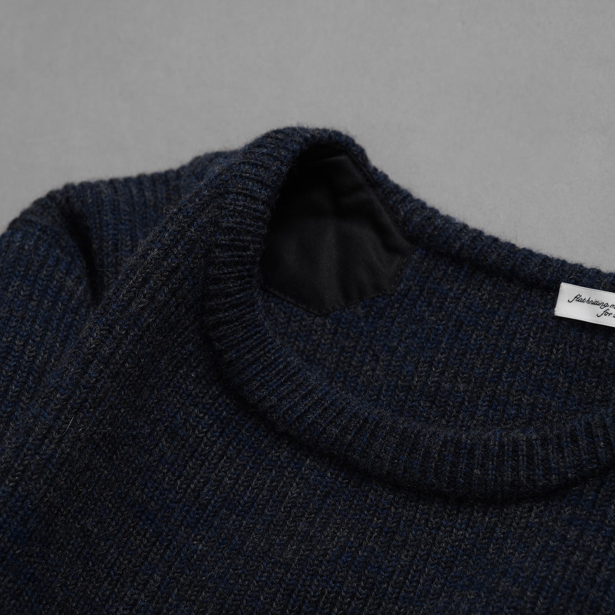 SUS-SOUS シュスー / 美品 20AW boatneck knit ボートネック 長袖ニット / 06-SS02315 / size 7 (BLUE) 123048-alm