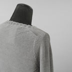 CAROL CHRISTIAN POELL キャロルクリスチャンポエル / 美品 2017 IN-BETWEEN / SEAMLESS LONG SLEEVES SWEATER “PENTASIR” REVERSIBLE / KM/2629-IN PENTASIR/4 / リバーシブル ニット / size 46 (GRAY)