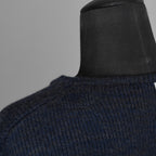 SUS-SOUS シュスー / 美品 20AW boatneck knit ボートネック 長袖ニット / 06-SS02315 / size 7 (BLUE) 123048-alm