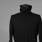 新品 DEVOA デヴォア / 24AW High Neck Long Sleeve SUVIN Cotton Soft Jersey スヴィンコットン ハイネック長袖Tシャツ / CSC-28S5 / size 1 (BLACK) 123046-alm
